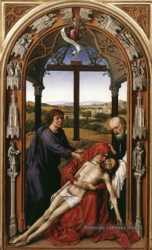 Miraflores Panneau central du retable Rogier van der Weyden Peinture à l'huile